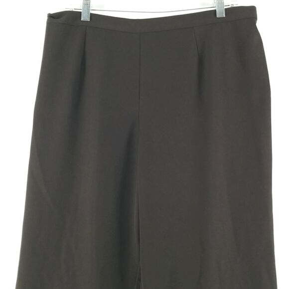 🎁5/$25 Penningtons Pants Women's 16P Black Pull On Elastic Waist Relaxed Fit - Picture 2 of 7